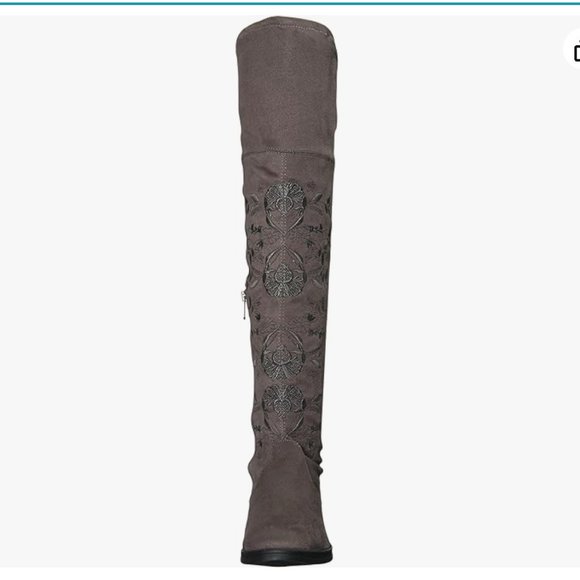 NWOT Sam Edelman Circus Princeton Embroidered Thigh Boots Size 8 - Picture 8 of 9